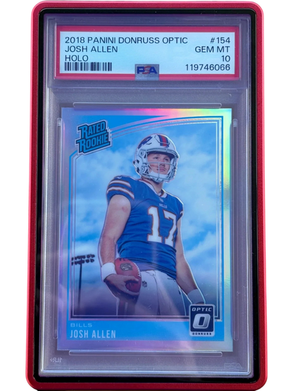Panini 2018 Optic Holo Rated Rookie #154 Josh Allen (RC) PSA 10 — normalized