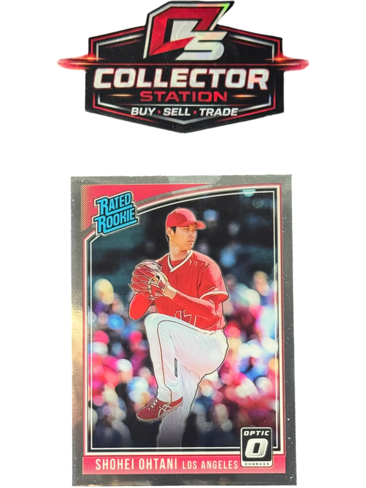 2018 Panini Donruss Optic Shohei Ohtani Rated Rookie #176 Angels Pitching — normalized