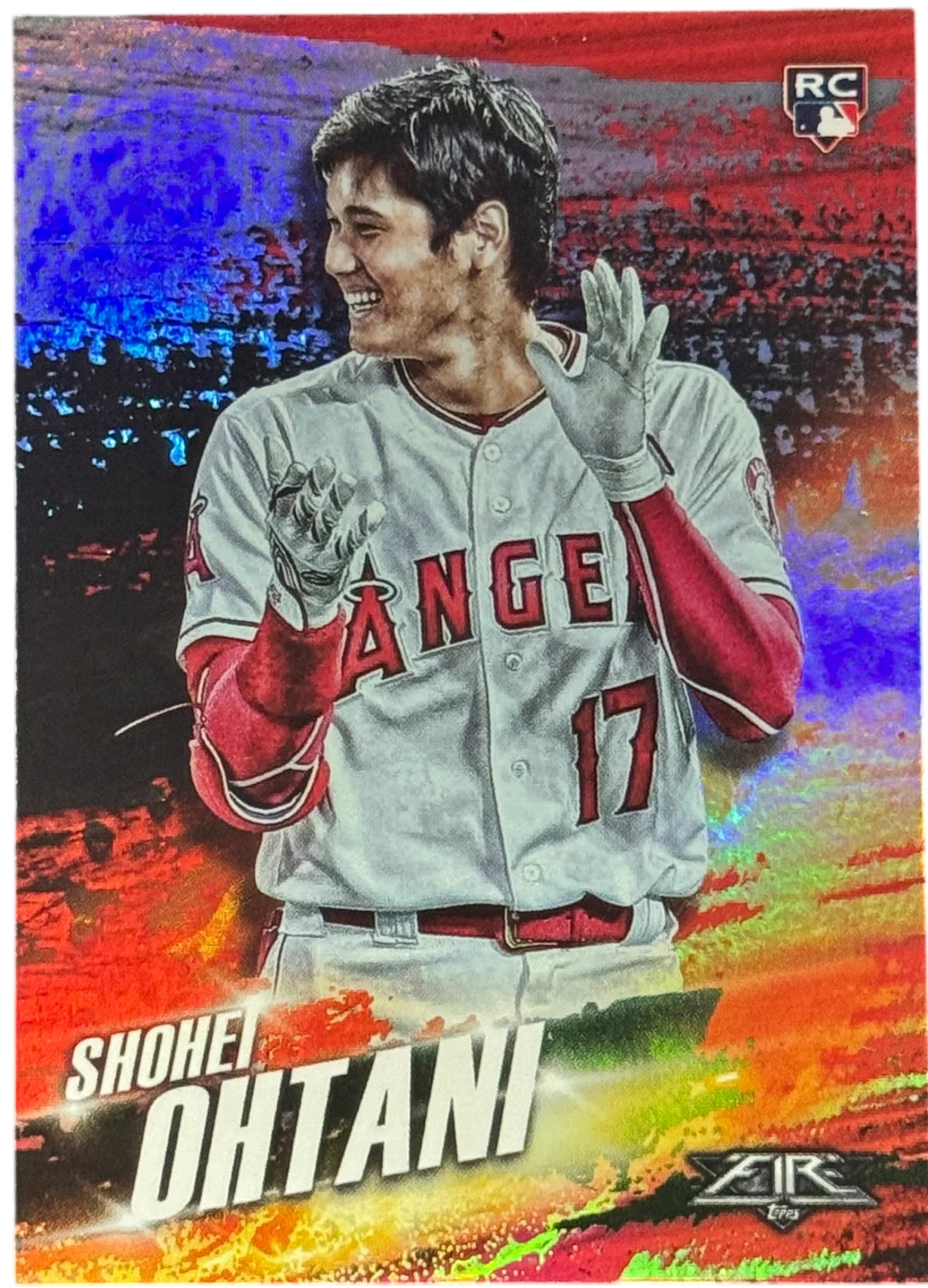 2018 Topps Fire - Hot Starts Shohei Ohtani #HS-1 (RC) — normalized