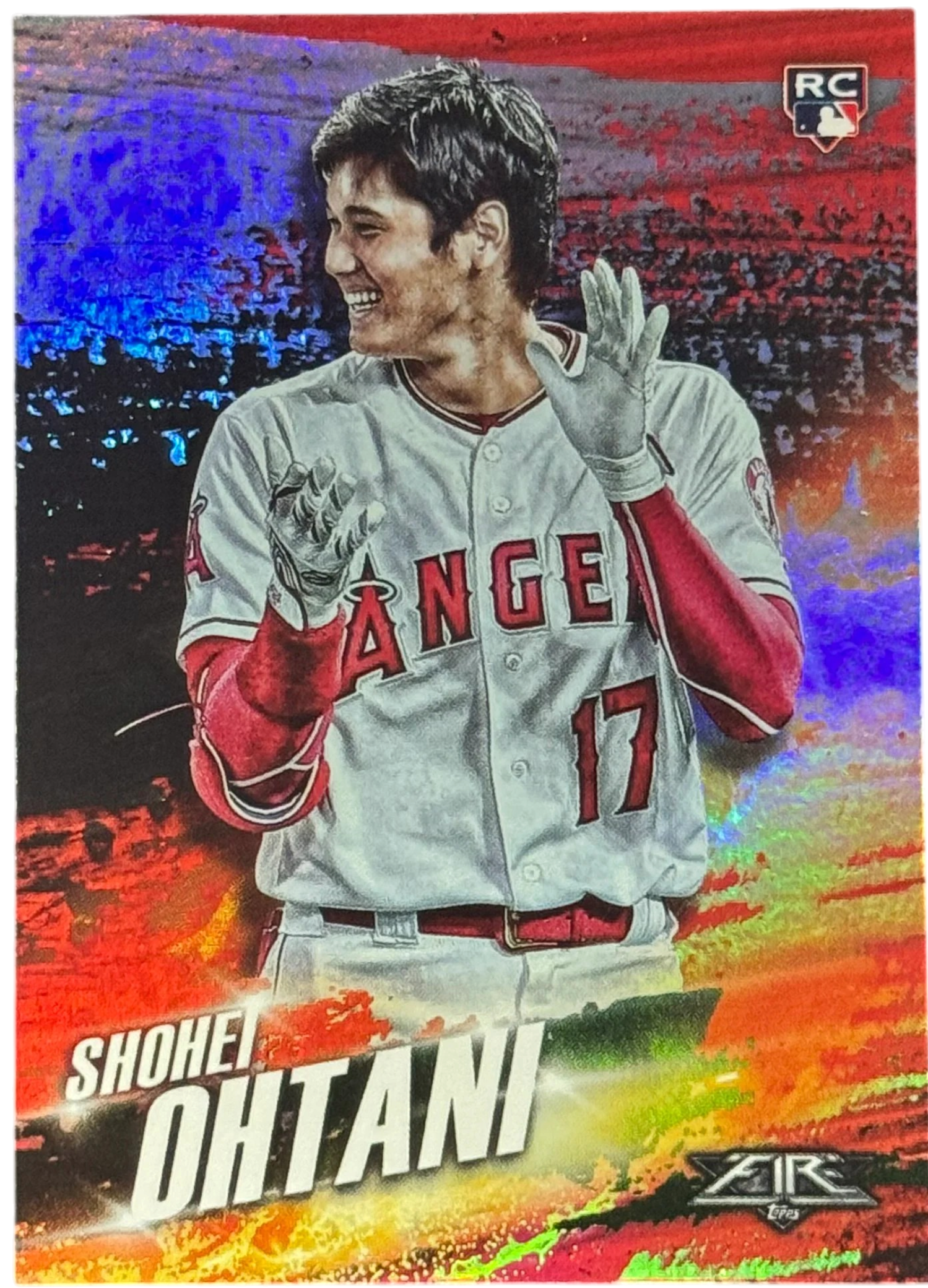 2018 Topps Fire - Hot Starts Shohei Ohtani #HS-1 (RC) — normalized