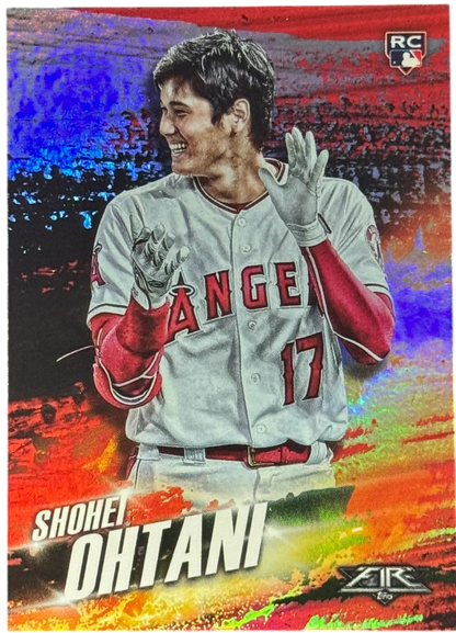2018 Topps Fire - Hot Starts Shohei Ohtani #HS-1 (RC) — normalized