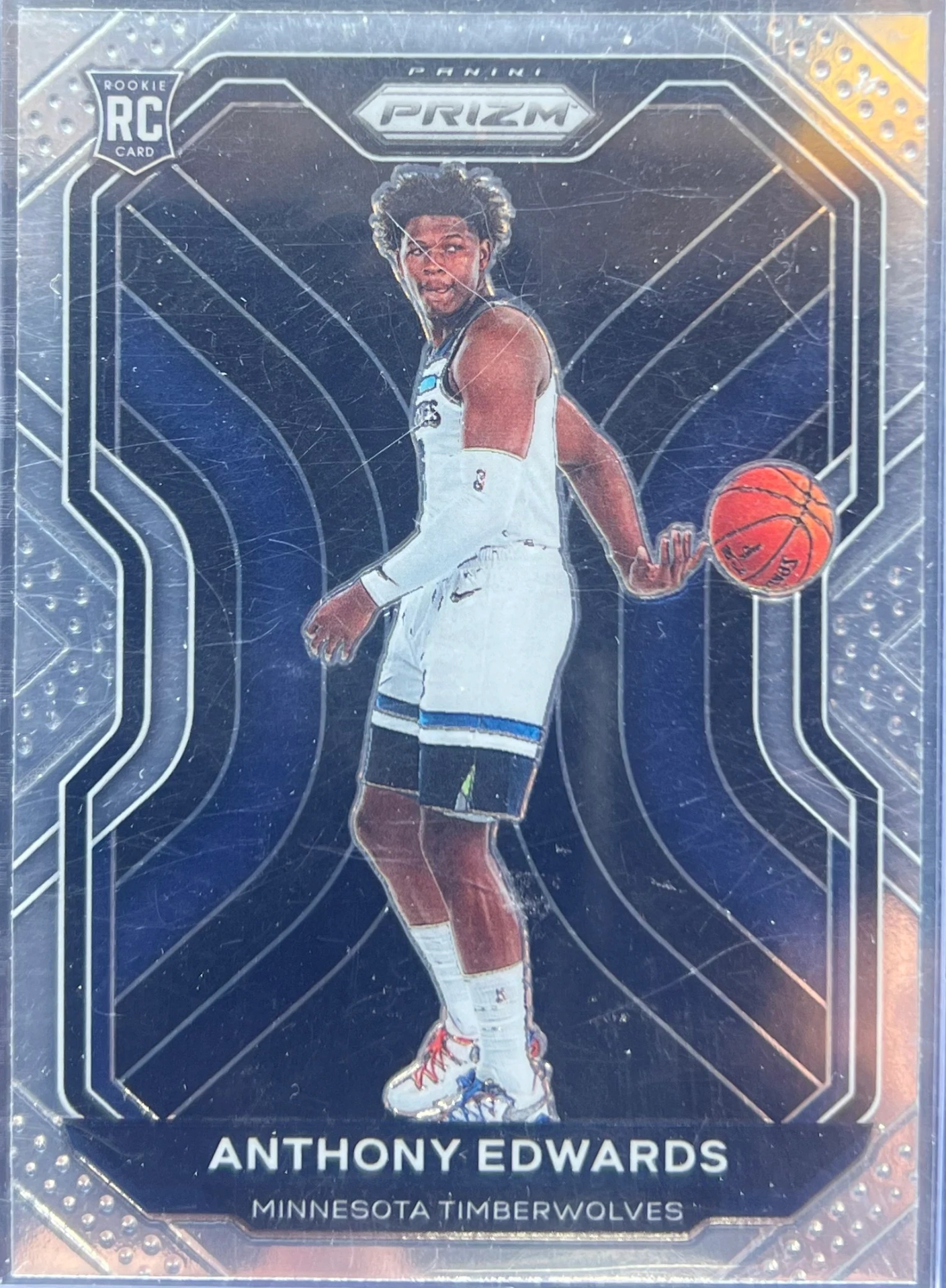 2020-21 Panini Prizm Anthony Edwards Rookie Timberwolves #258 — normalized