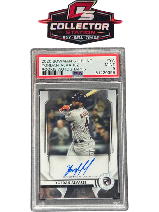2020 Bowman Sterling Yordan Alvarez Rookie Autographs #BSRA-YA RC — normalized
