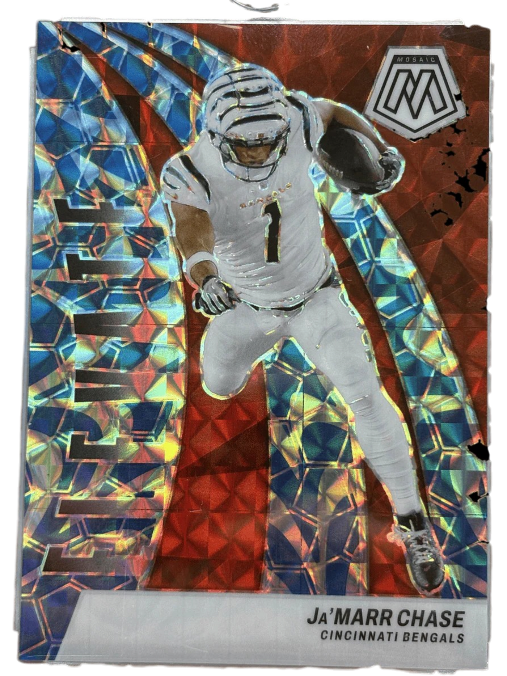 Panini 2021 Mosaic Football Elevate /99 Ja'Marr Chase #11 — normalized