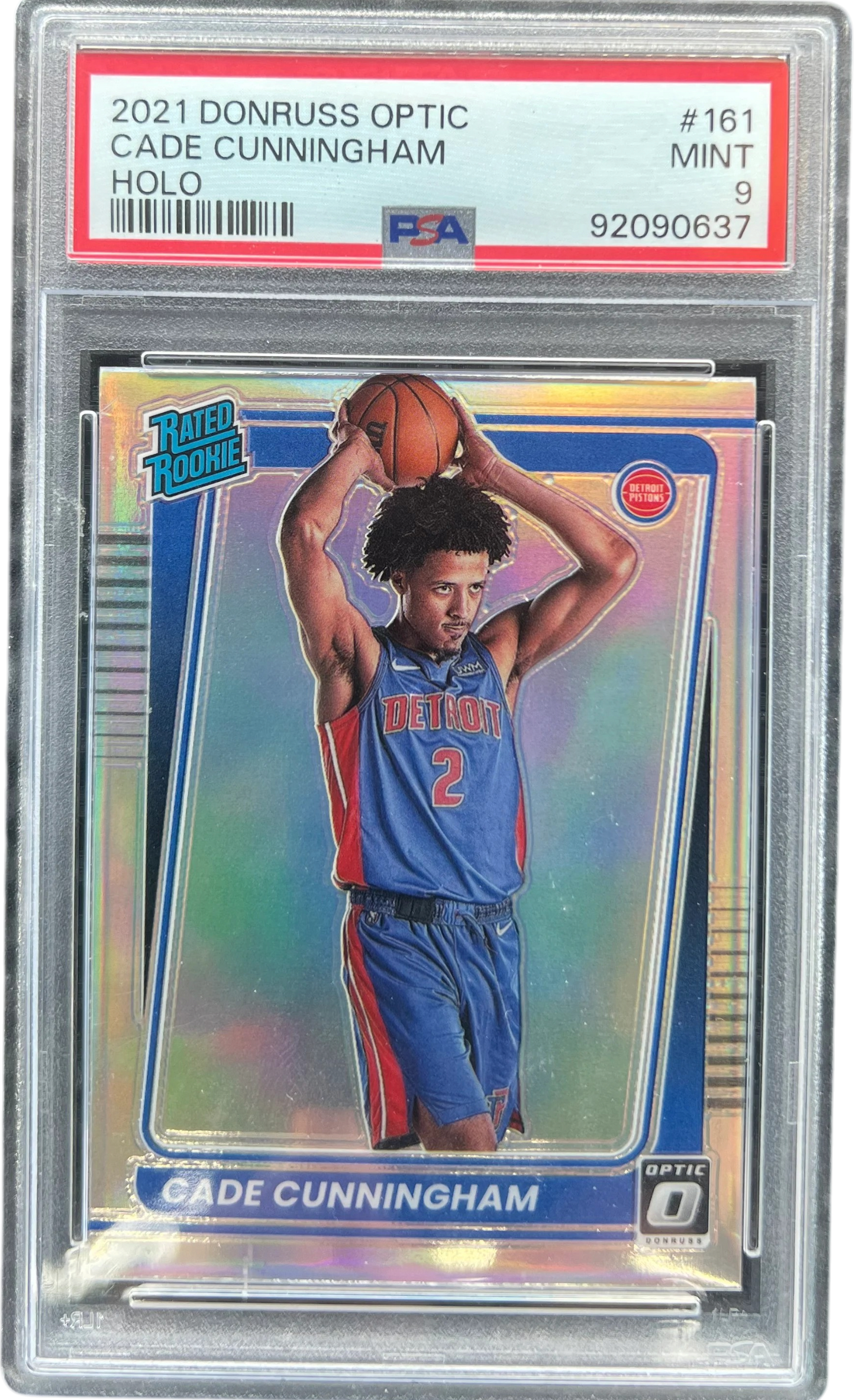 2021-22 Panini Donruss Optic - Rated Rookie Cade Cunningham #161 Holo Prizm (RC) — normalized