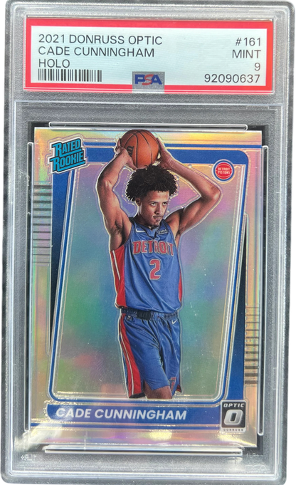 2021-22 Panini Donruss Optic - Rated Rookie Cade Cunningham #161 Holo Prizm (RC) — normalized