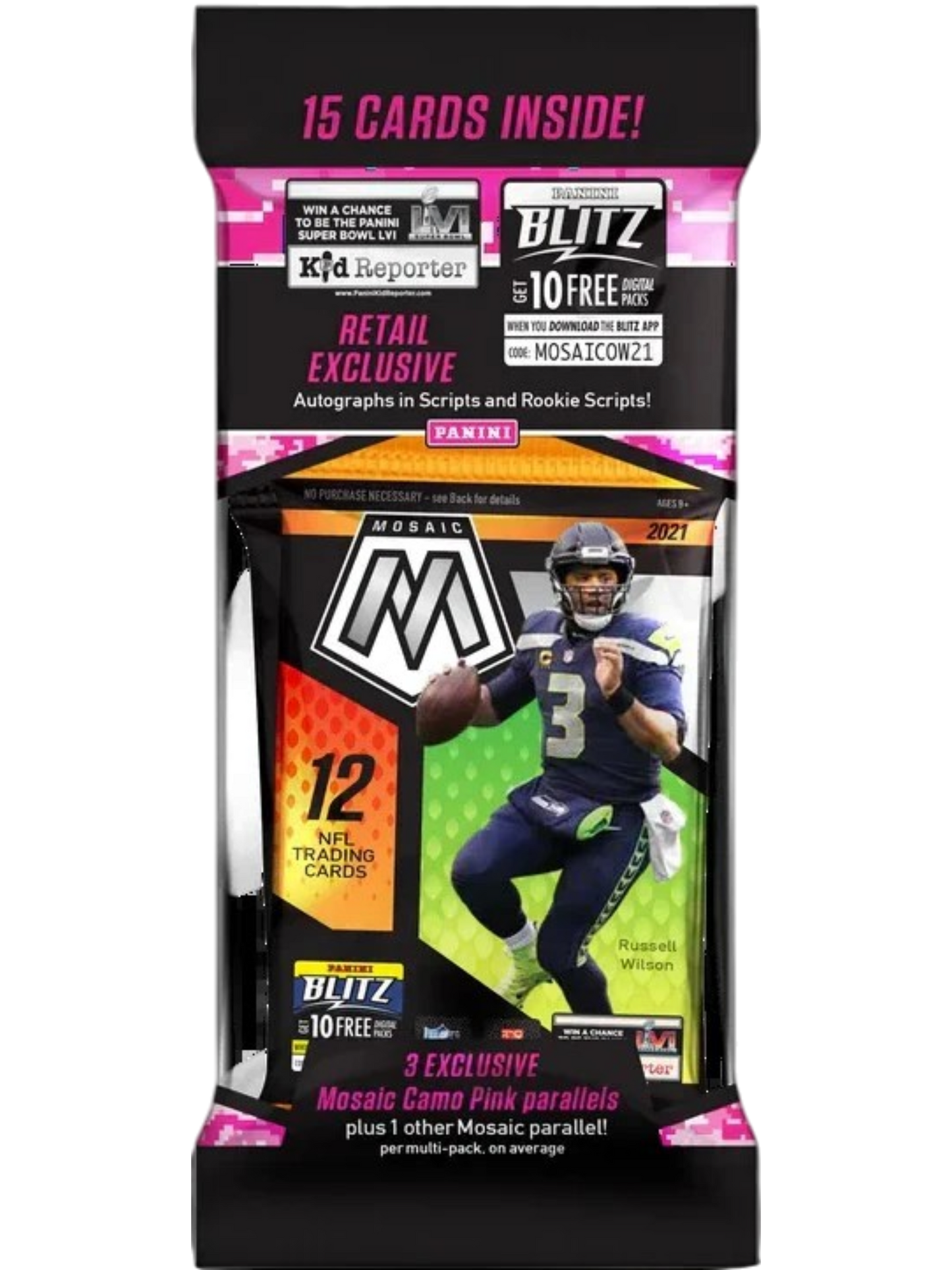 Panini 2021 Mosaic Football Multi-Pack — normalized