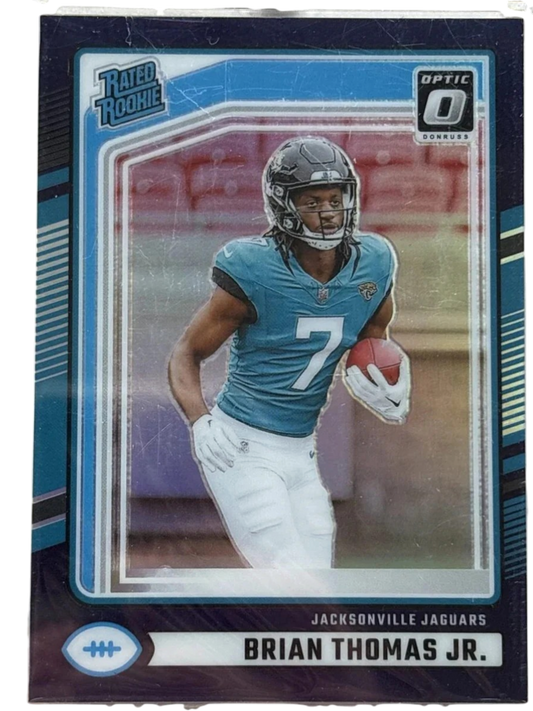 Panini 2024 Optic Brian Thomas JR. #313 Purple Preview Holo — normalized