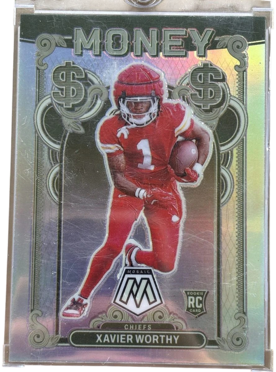 Panini 2024 Mosaic Xavier Worthy #4 Money RC — normalized