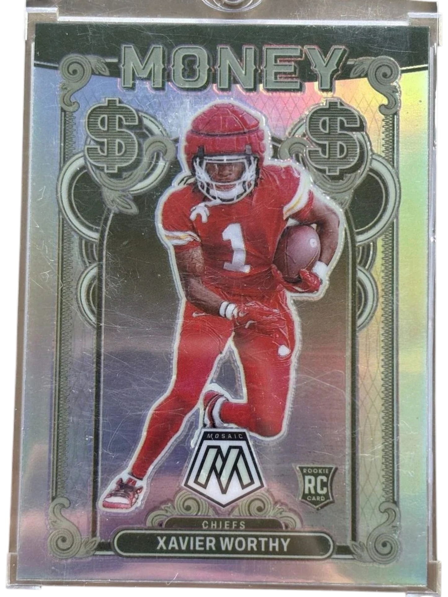 Panini 2024 Mosaic Xavier Worthy #4 Money RC — normalized