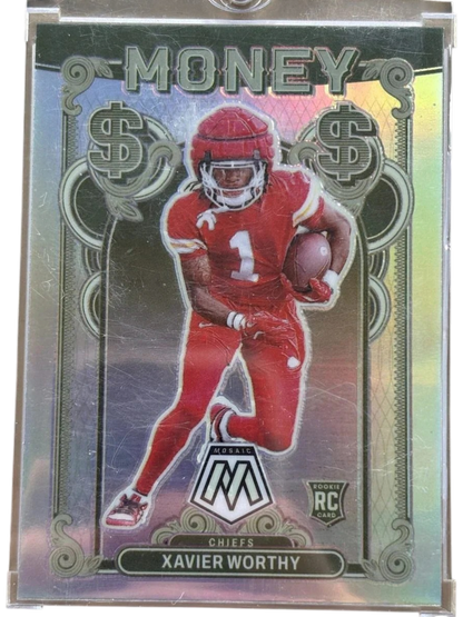 Panini 2024 Mosaic Xavier Worthy #4 Money RC — normalized