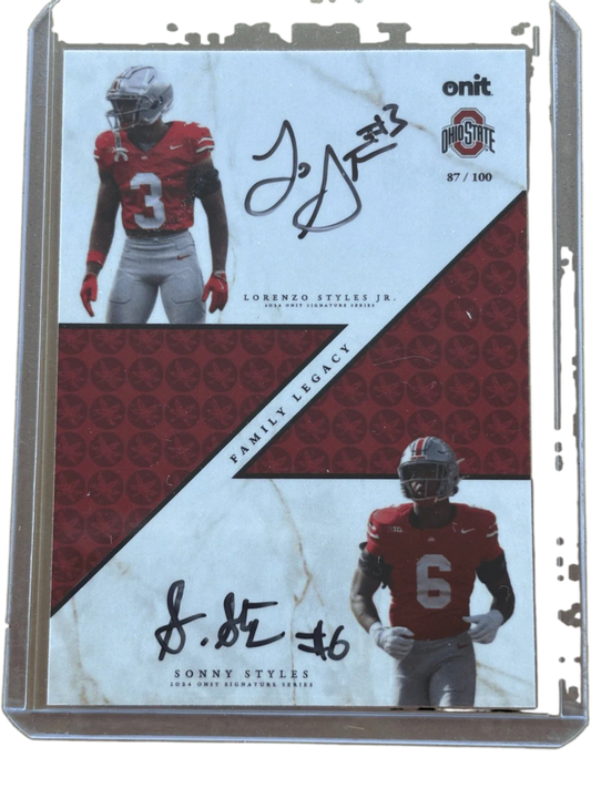 Onit 2024 Signature Series Lorenzo Styles Jr. & Sonny Styles /100  #FL-2 — normalized