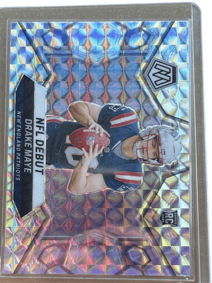 Panini 2024 NFL Debut Mosaic Prizm Drake Maye #273 RC — normalized