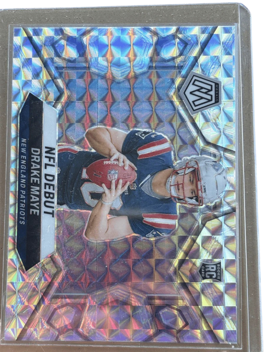 Panini 2024 NFL Debut Mosaic Prizm Drake Maye #273 RC — normalized