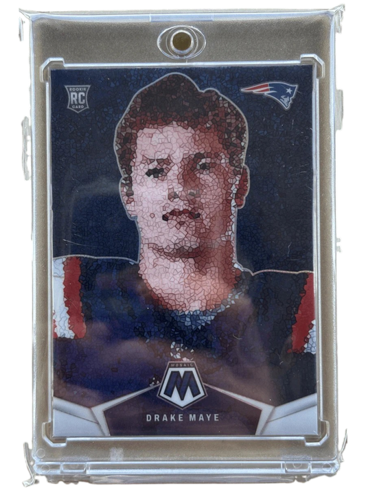 Panini 2024 Mosaic Micro Mosaic Drake Maye #MM-DME RC — normalized