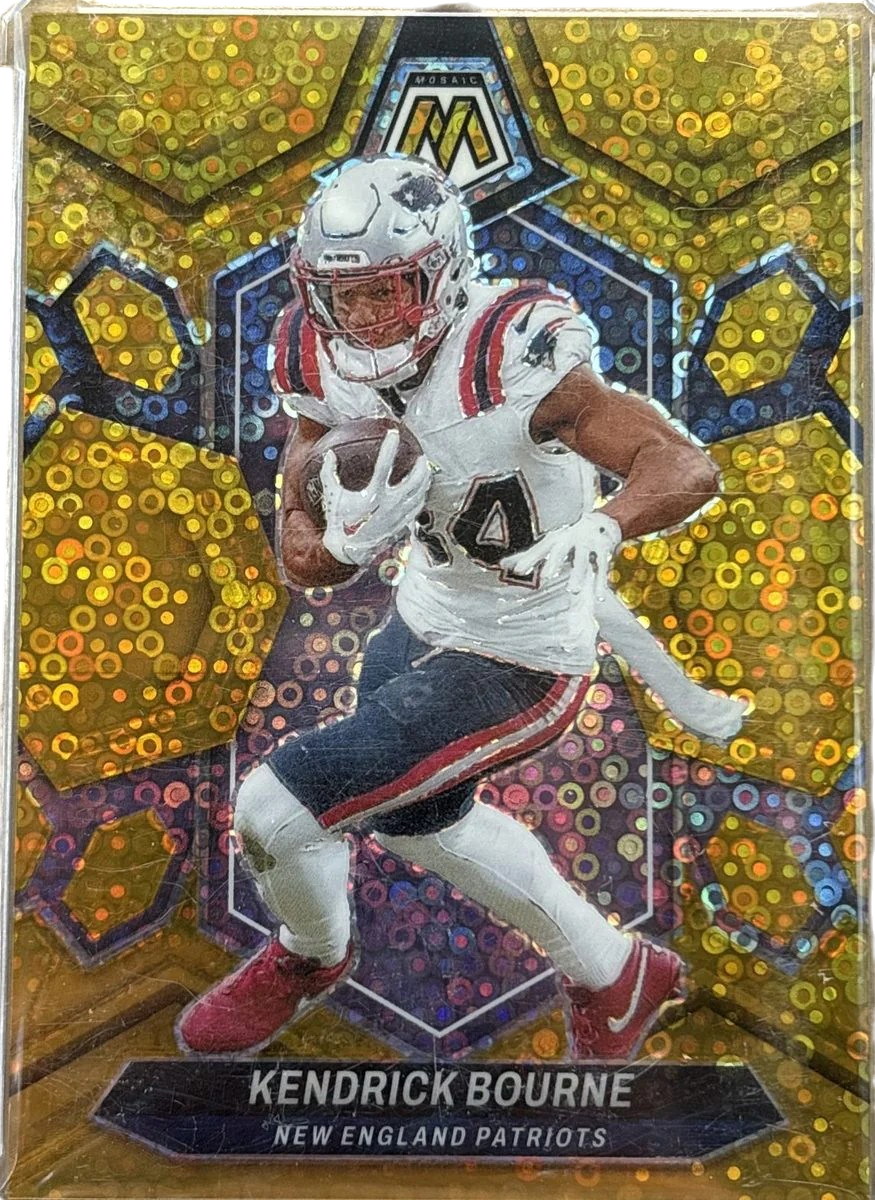 Panini 2024 Mosaic Kendrick Bourne #150 Gold Sparkle /10 — normalized