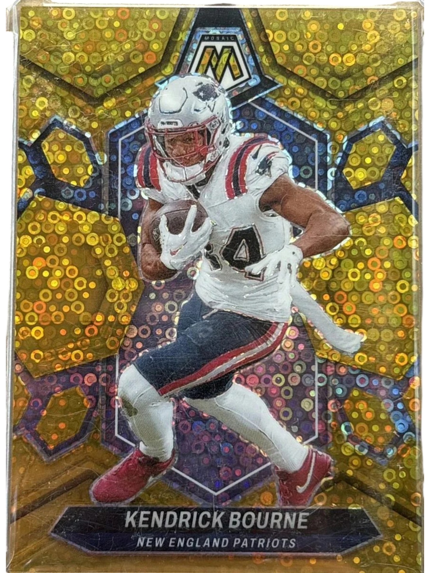 Panini 2024 Mosaic Kendrick Bourne #150 Gold Sparkle /10 — normalized