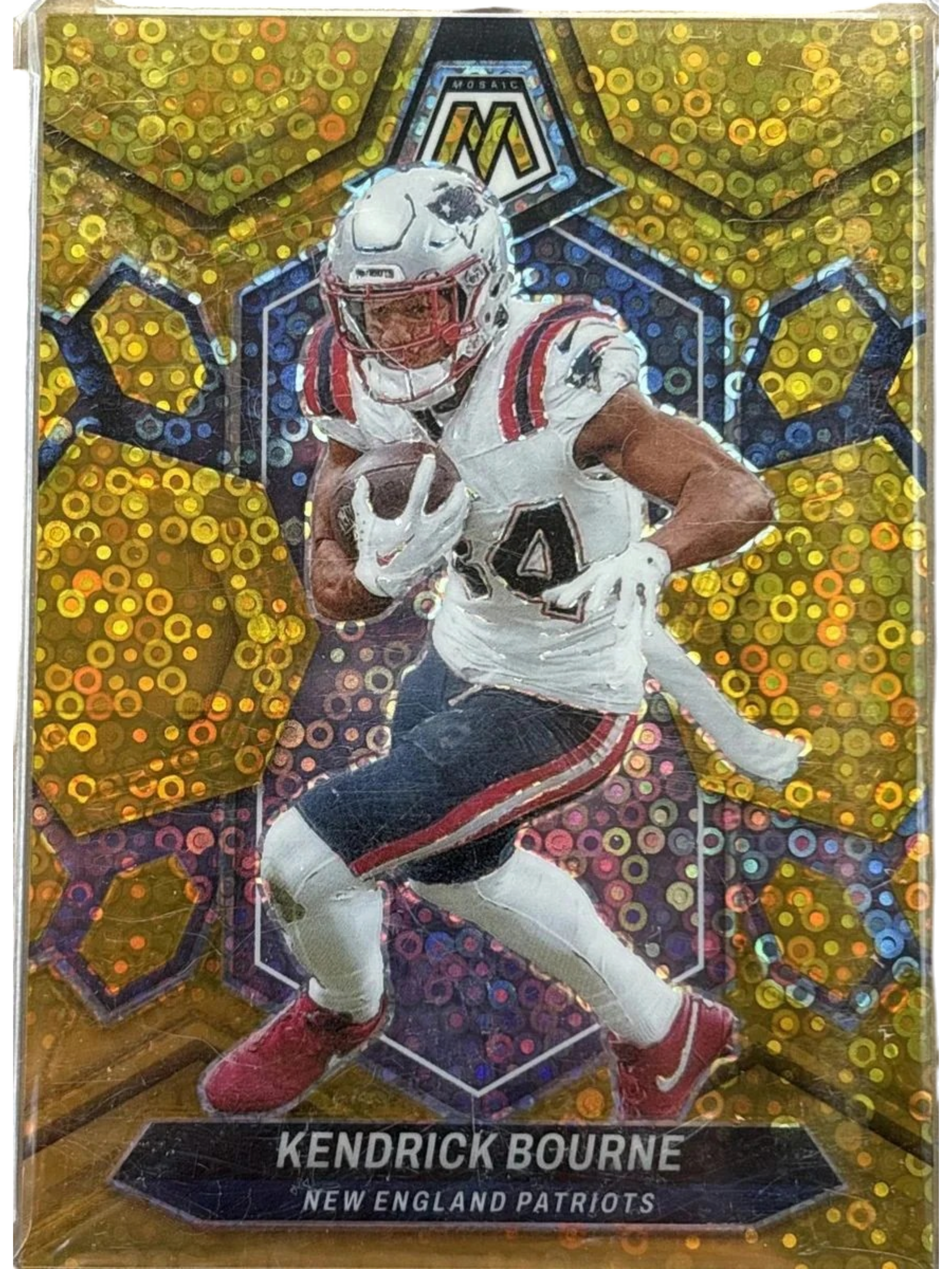 Panini 2024 Mosaic Kendrick Bourne #150 Gold Sparkle /10 — normalized