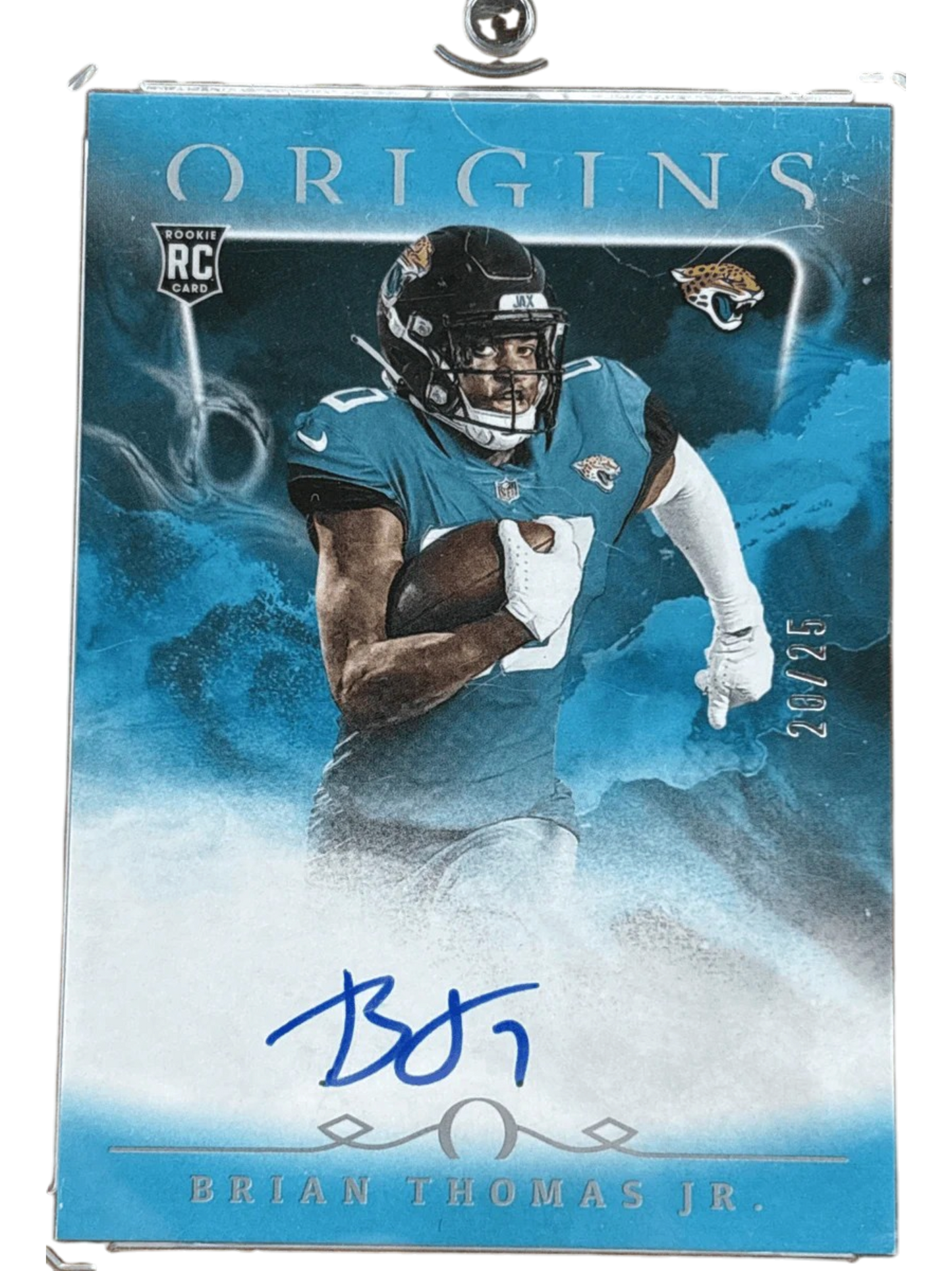 Panini 2024 Origins Blue Auto /25 Brian Thomas JR. #35 RC — normalized