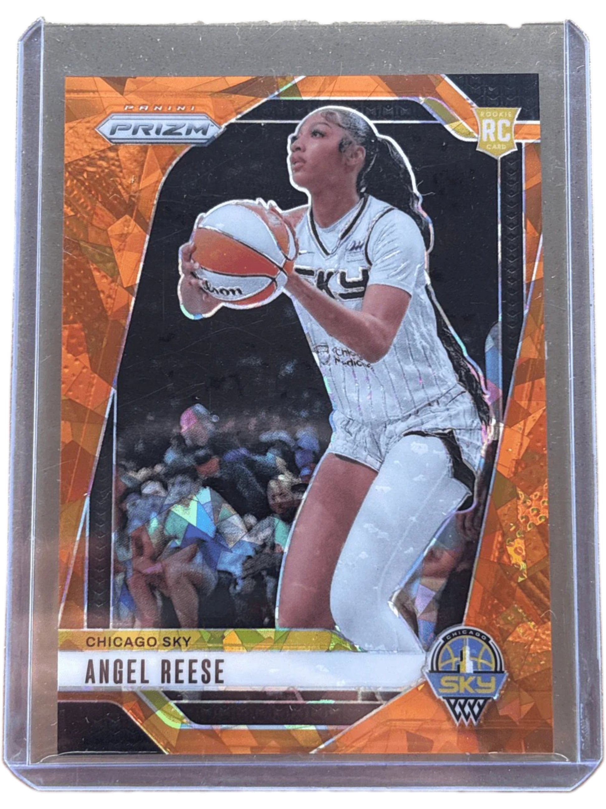 Panini 2024 Orange Ice Prizm Angel Reese #10 RC — normalized