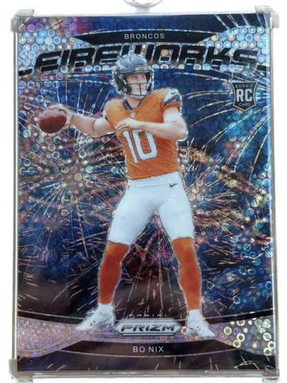 Panini 2024 Prizm No Huddle Bo Nix #23 RC — normalized