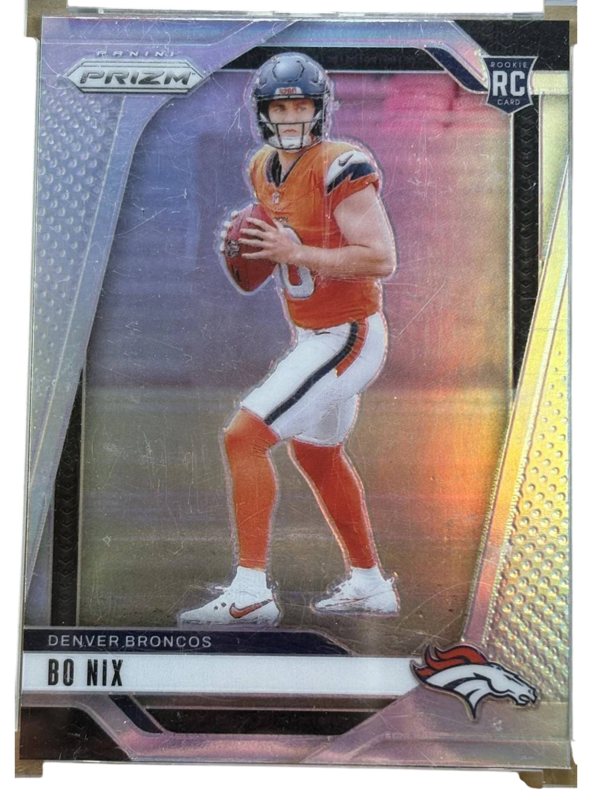 Panini 2024 Silver Prizm Bo Nix #309 RC — normalized