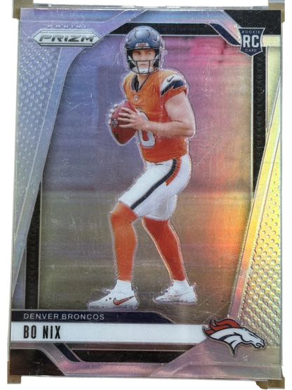 Panini 2024 Silver Prizm Bo Nix #309 RC — normalized