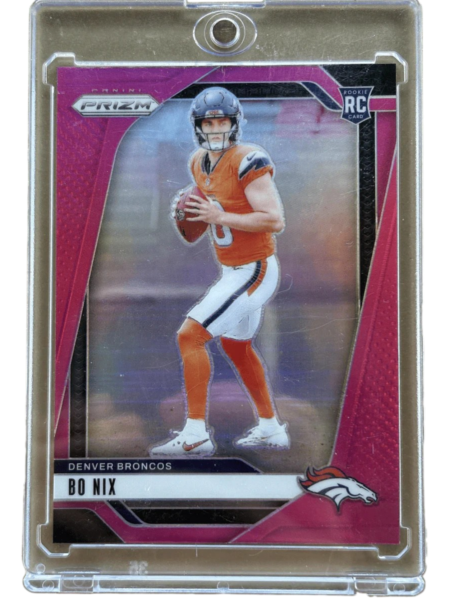 Panini 2024 Pink Prizm Bo Nix #309 RC — normalized