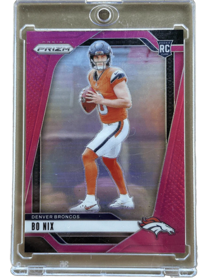 Panini 2024 Pink Prizm Bo Nix #309 RC — normalized