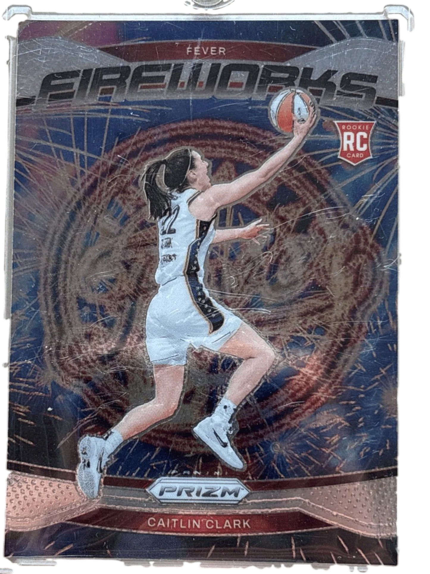 Panini 2024 Prizm Fireworks Caitlin Clark #13 RC