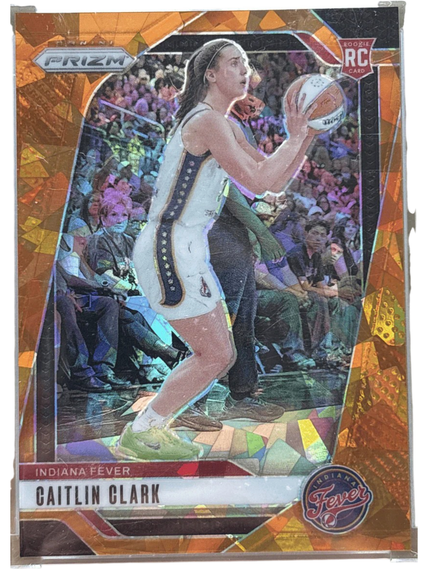 Panini 2024 Prizm Caitlin Clark #22 Orange Ice Prizm RC — normalized