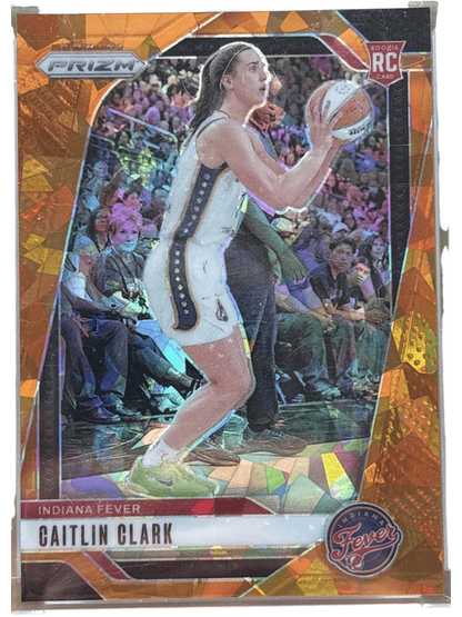 Panini 2024 Prizm Caitlin Clark #22 Orange Ice Prizm RC — normalized