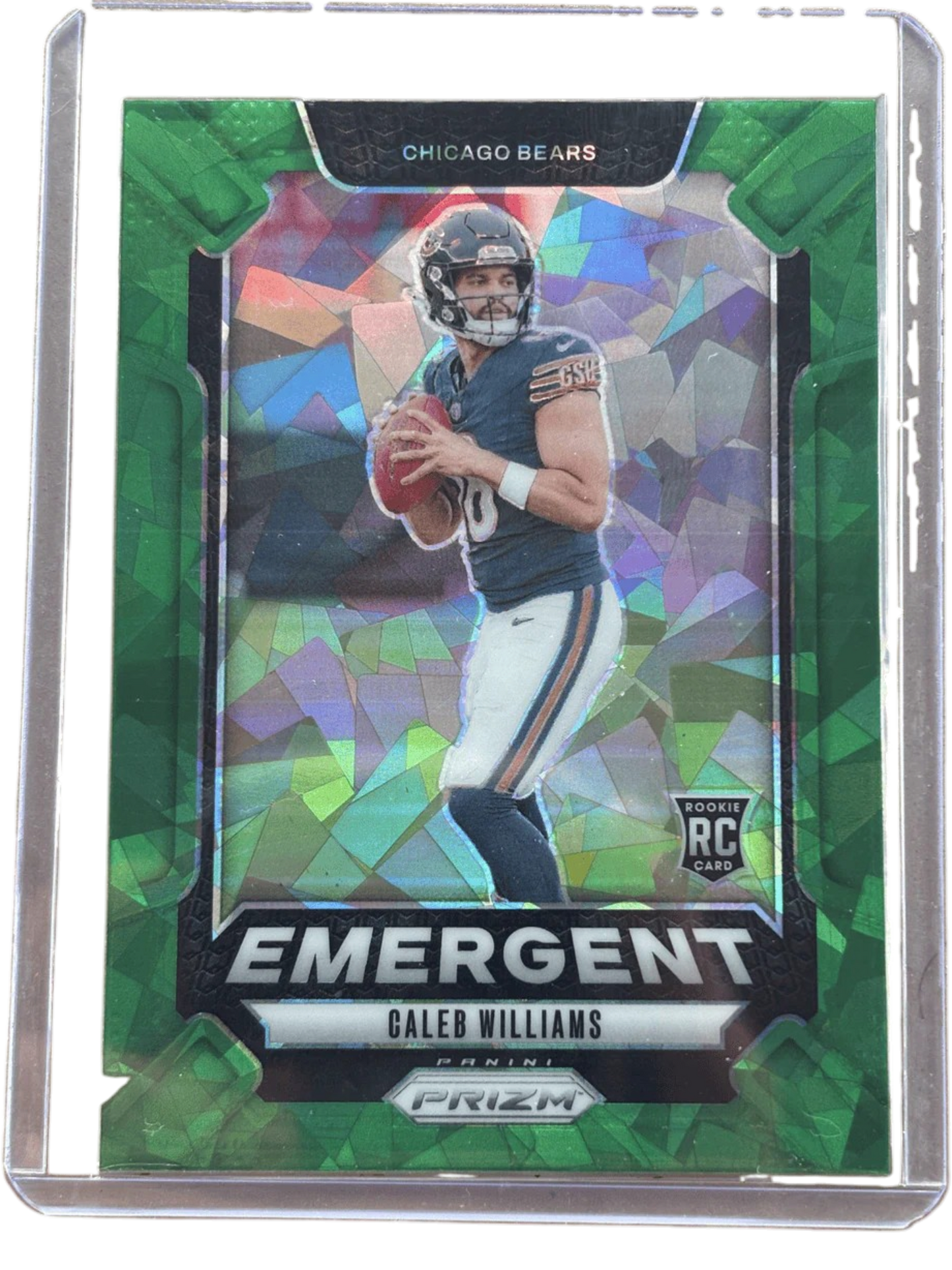 Panini 2024 Prizm Emergent Green Ice Caleb Williams #1 RC — normalized