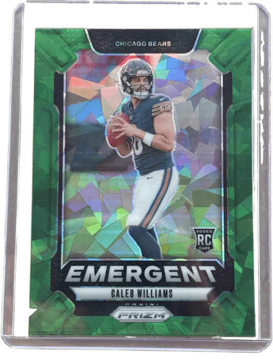 Panini 2024 Prizm Emergent Green Ice Caleb Williams #1 RC — normalized