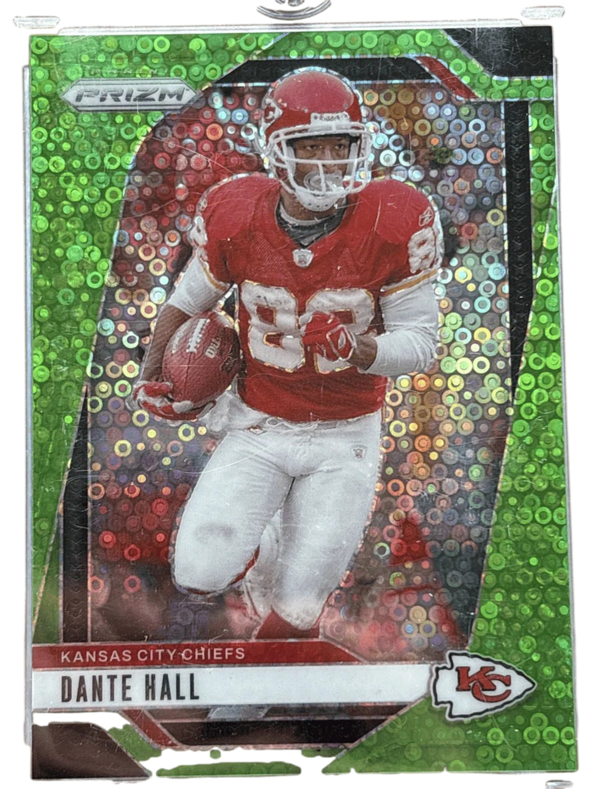 2024 Panini Prizm Dante Hall #146 Green Football Card — normalized