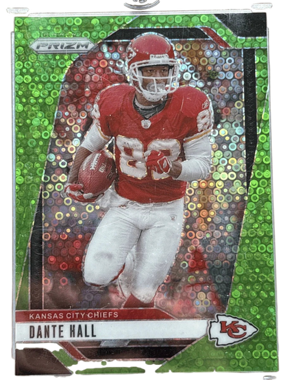 2024 Panini Prizm Dante Hall #146 Green Football Card — normalized