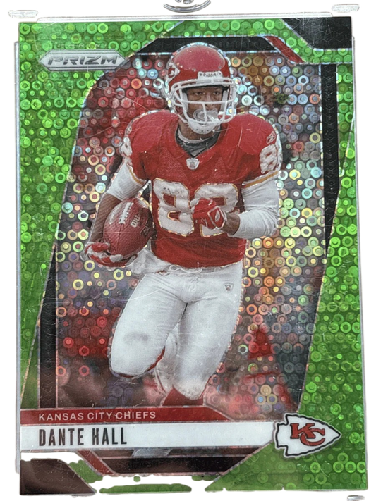 2024 Panini Prizm Dante Hall #146 Green Football Card — normalized
