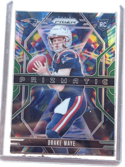 Panini 2024 Green Prizm Prismatic Drake Maye #2 RC — normalized