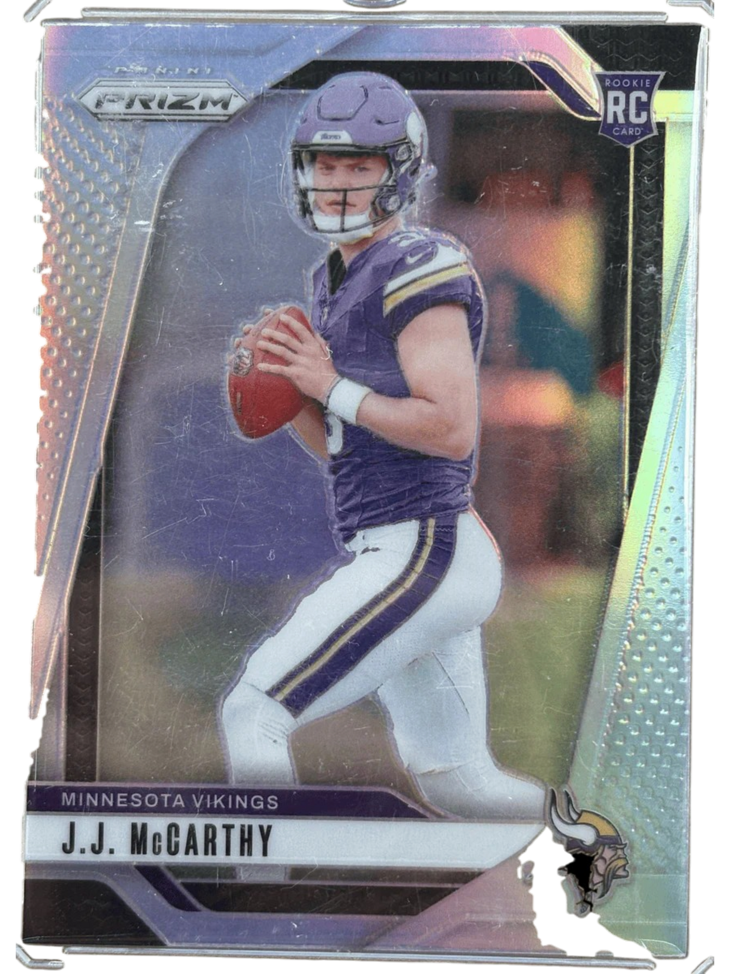 Panini 2024 Prizm J.J. McCARTHY #400 Silver Prizm RC — normalized