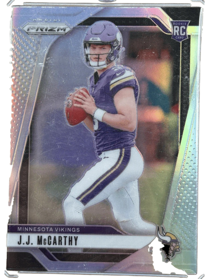 Panini 2024 Prizm J.J. McCARTHY #400 Silver Prizm RC — normalized