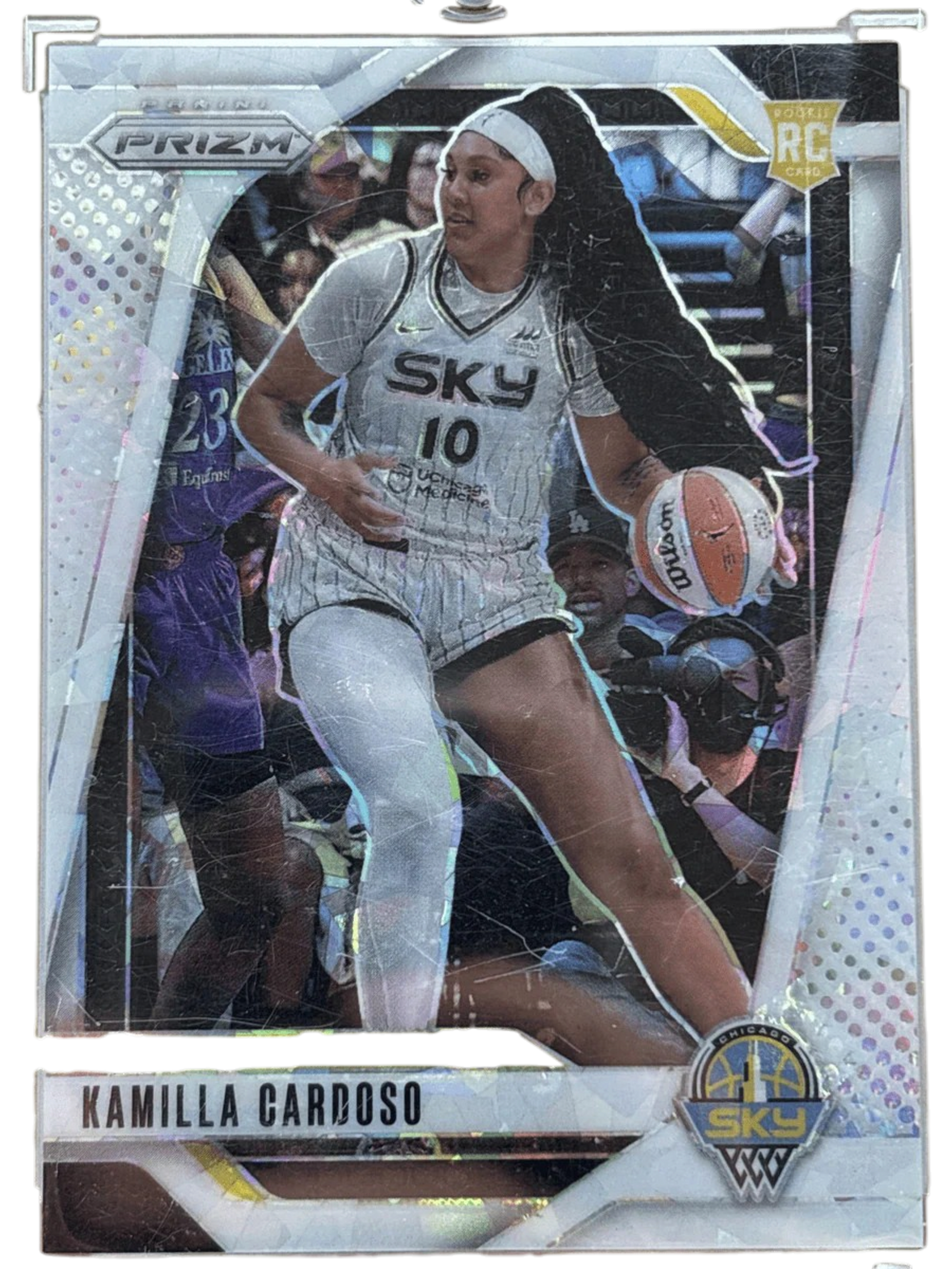 Panini 2024 White Ics Prizm /35 Kamilla Cardoso #93 RC — normalized