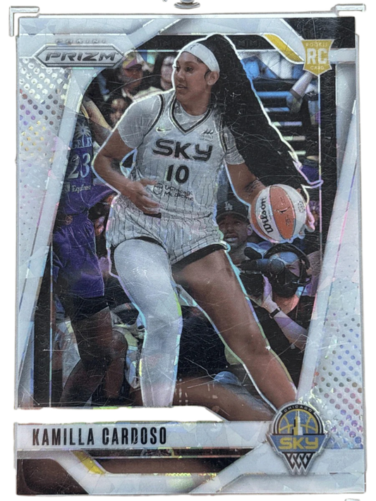 Panini 2024 White Ics Prizm /35 Kamilla Cardoso #93 RC — normalized