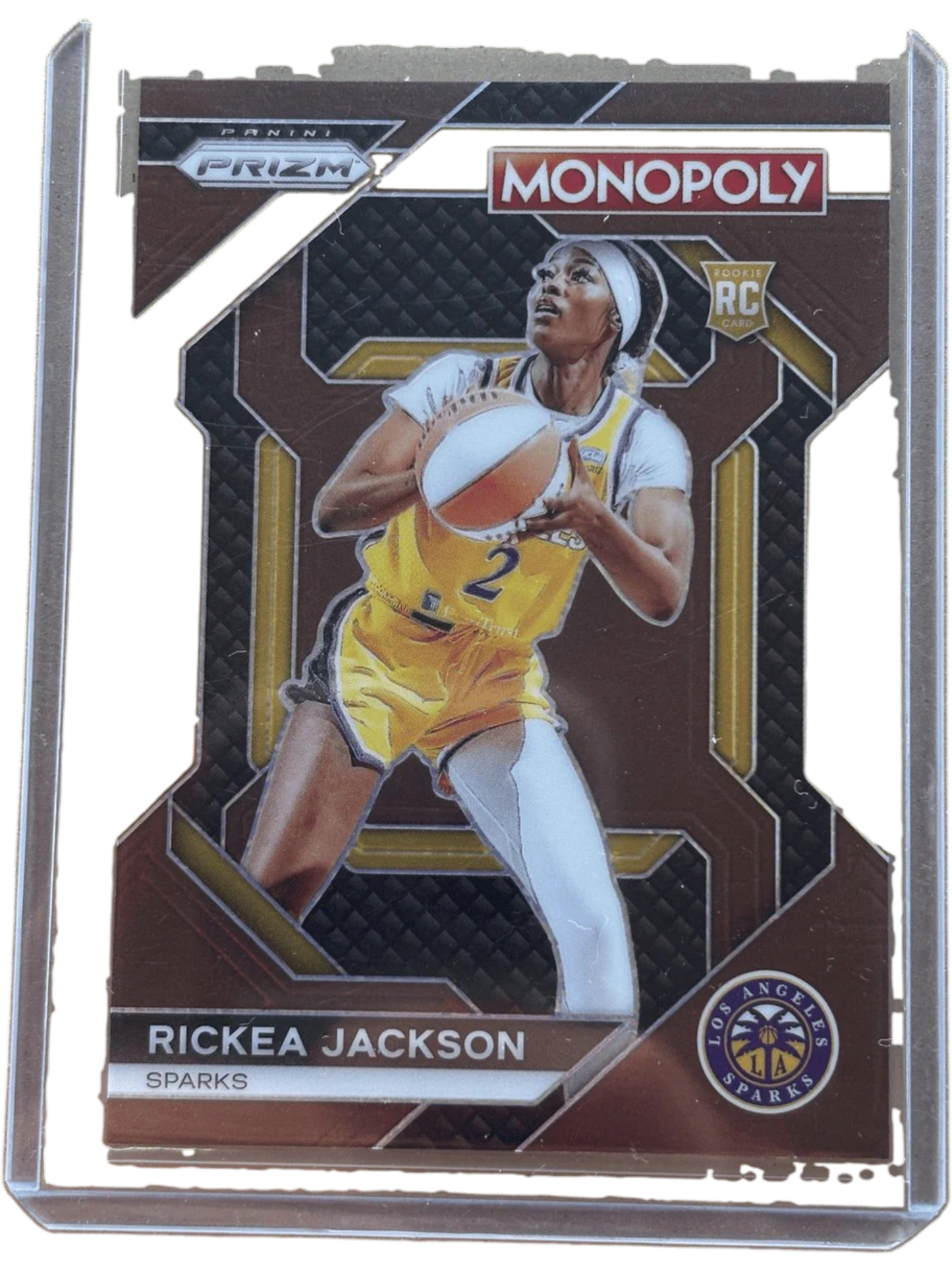 Panini 2024 Brown Prizm /249 Rickea Jackson #WNBA25 RC — normalized