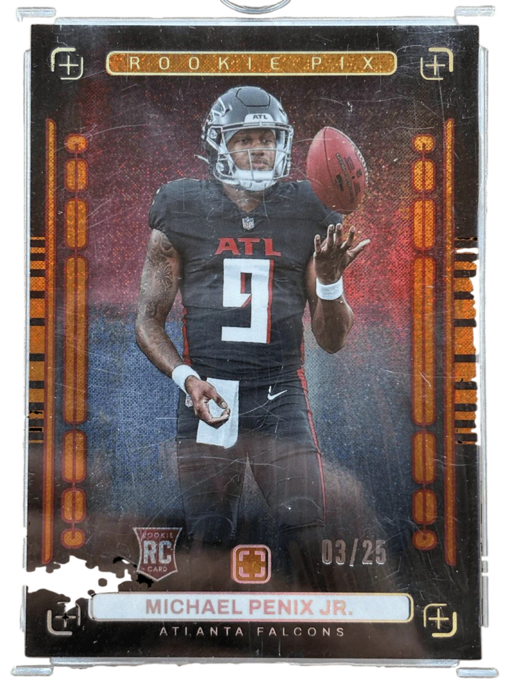 Panini 2024 Rookie Pix Orange /25 Michael Penix JR. #16 RC — normalized