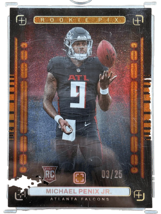 Panini 2024 Rookie Pix Orange /25 Michael Penix JR. #16 RC — normalized