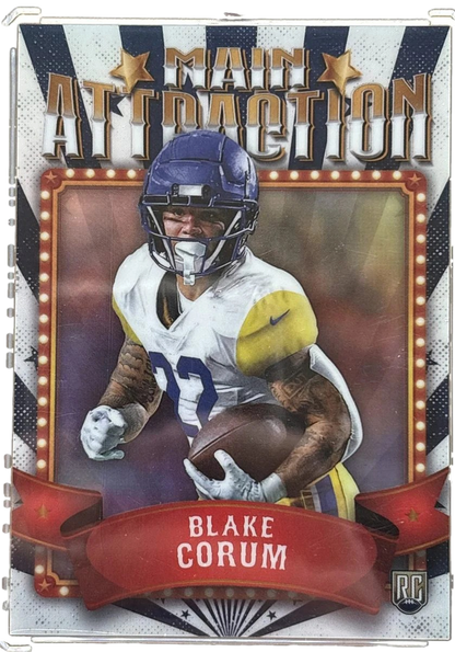 Topps 2024 Main Attraction SSP Blake Corum #MA-4 RC — normalized