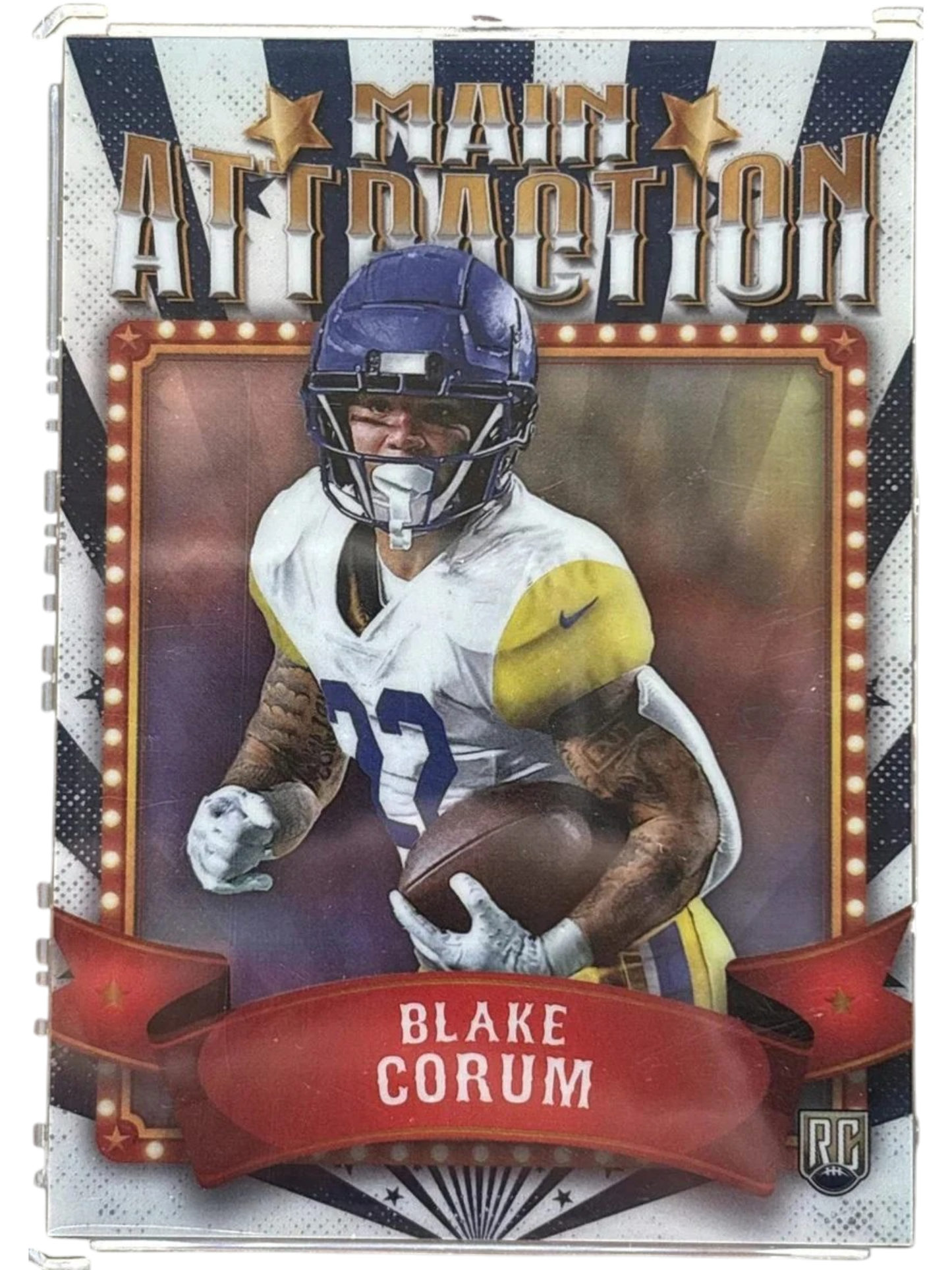 Topps 2024 Main Attraction SSP Blake Corum #MA-4 RC — normalized