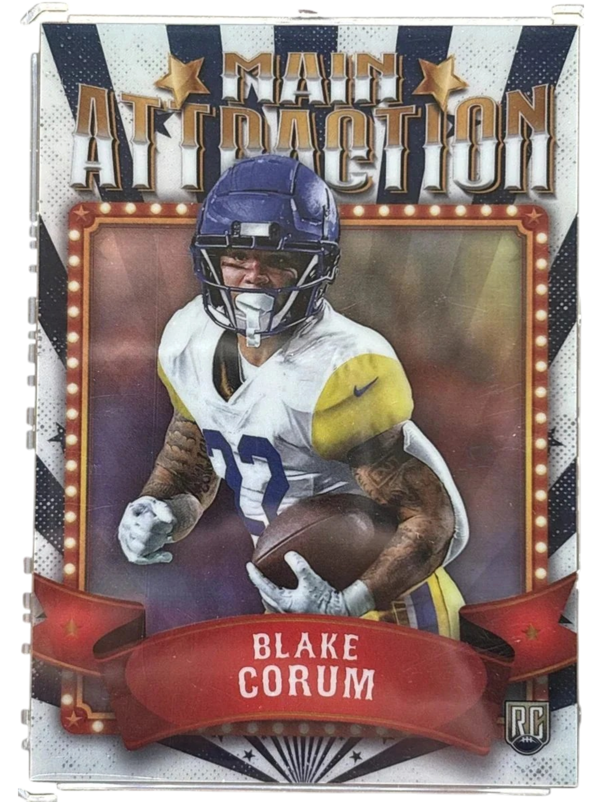 Topps 2024 Main Attraction SSP Blake Corum #MA-4 RC — normalized