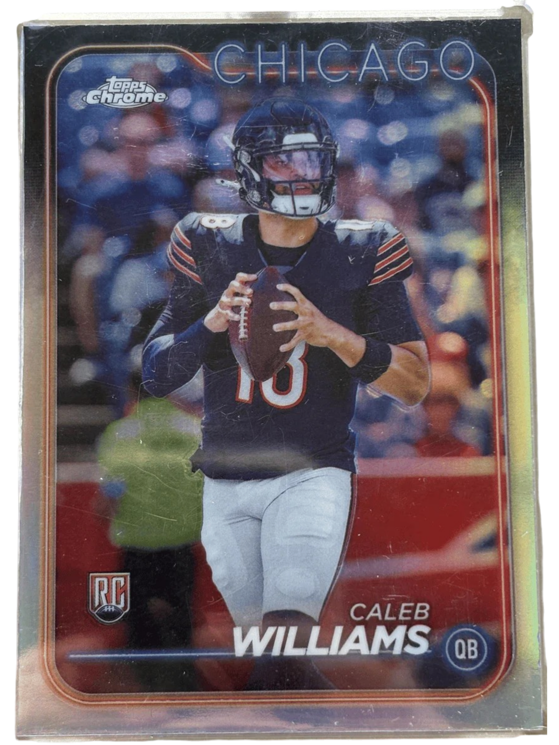 Topps 2024 Chrome Refractor Caleb Williams #202 RC — normalized