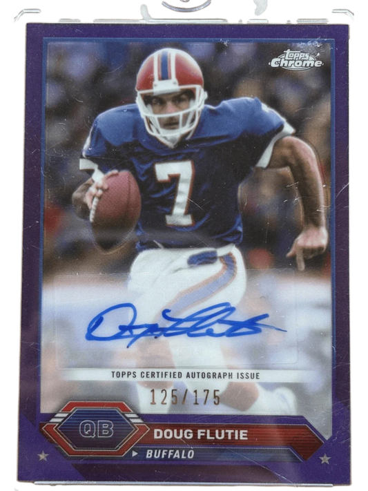 Topps 2024 Chrome Purple Refractor /175 Doug Flutie #TCA-DFL — normalized